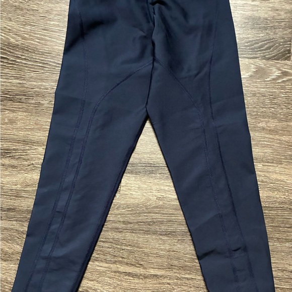Brand New Jonathan Simkhah Carbon38 Navy Blue and Black Lace-Up Leggings. Sz S - Picture 3 of 3